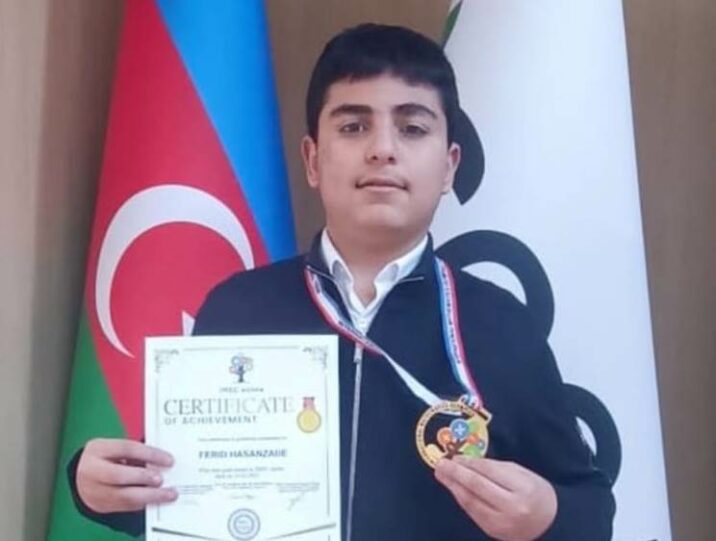 Azərbaycanlı şagird beynəlxalq riyaziyyat olimpiadasında qızıl medal ALDI
