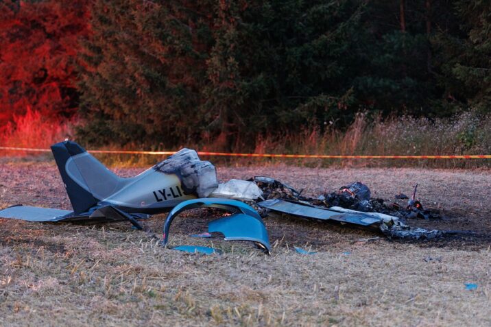 Litvada təyyarə qəzası – Ölən var