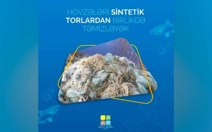 Su hövzələrindən 2 890 metr uzunluğunda 70 ədəd sintetik tor götürülüb