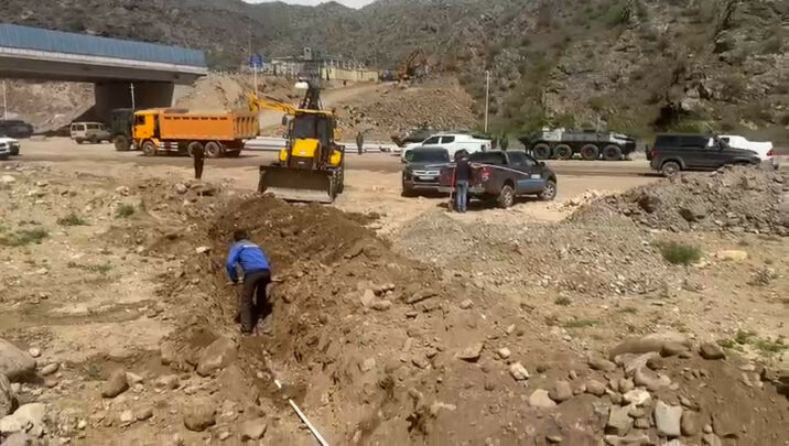 Sərhəd-buraxılış məntəqəsinə içməli su çəkildi Sərhəd-buraxılış məntəqəsinə içməli su çəkildi
