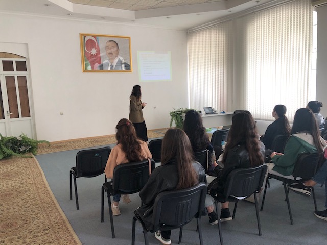 BDU-nun Psixoloji yardım sektoru tələbələr üçün növbəti təlim keçirib BDU-nun Psixoloji yardım sektoru tələbələr üçün növbəti təlim keçirib