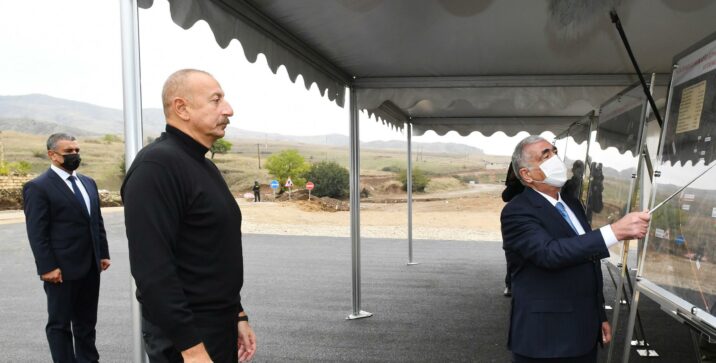 İlham Əliyev Füzuli-Hadrut yolunun AÇILIŞINDA