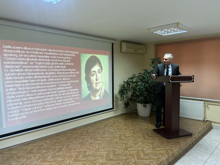 BDU-da akademik Zərifə Əliyevanın 100 illik yubileyinə həsr olumuş elmi seminar keçirilib BDU-da akademik Zərifə Əliyevanın 100 illik yubileyinə həsr olumuş elmi seminar keçirilib