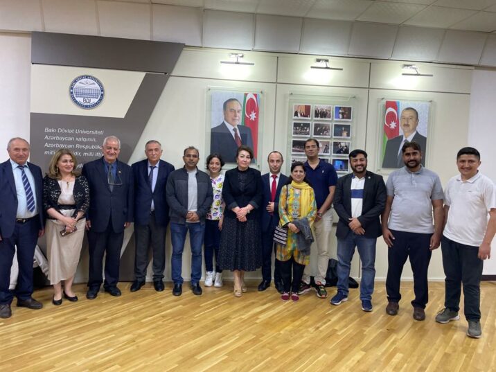 Pakistan universitetlərinin nümayəndə heyəti BDU-da olub Pakistan universitetlərinin nümayəndə heyəti BDU-da olub