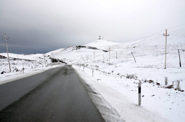 Daşkəsənə 30 santimetr qar yağıb
