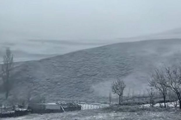 Xınalığa qar yağıb – VİDEO