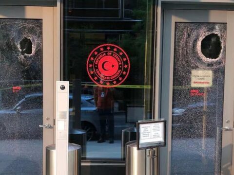 Nyu-Yorkda “Türk Evi”nə hücum edən şəxs saxlanılıb