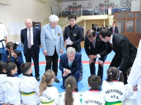 Tomas Bax Azərbaycan Taekvondo Federasiyasının qonağı olub