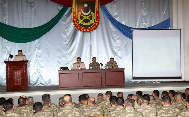 Azərbaycan Ordusunda zabitlər və psixoloqlarla toplantı keçirilib Azərbaycan Ordusunda zabitlər və psixoloqlarla toplantı keçirilib