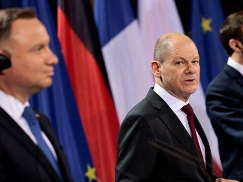 Fransa, Almaniya və Polşa liderləri bir araya gəlir