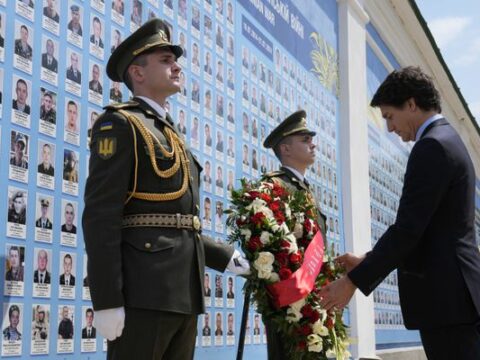 Kanadanın Baş naziri Kiyevə səfər etdi