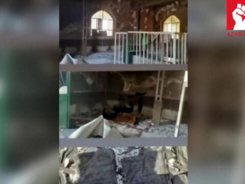 İranda iki ziyarətgah yandırıldı – FOTO