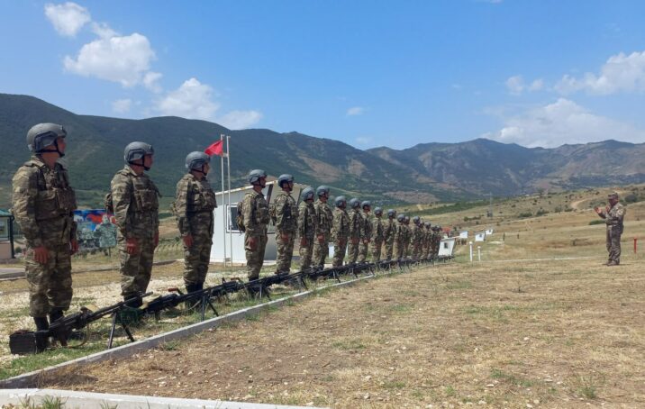 Təlim toplanışında atış çalışmaları yerinə yetirildi Təlim toplanışında atış çalışmaları yerinə yetirildi