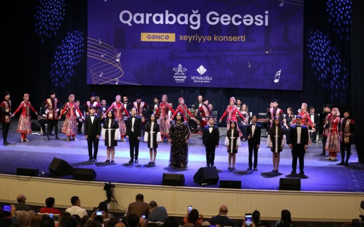 Qarabağ Dirçəliş Fondunun təşəbbüsü ilə Gəncədə “Qarabağ gecəsi” adlı xeyriyyə konserti keçirilib
