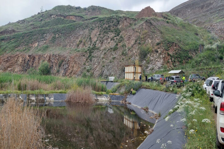 Dövlət Komissiyası Söyüdlüdə süni gölə baxış keçirib