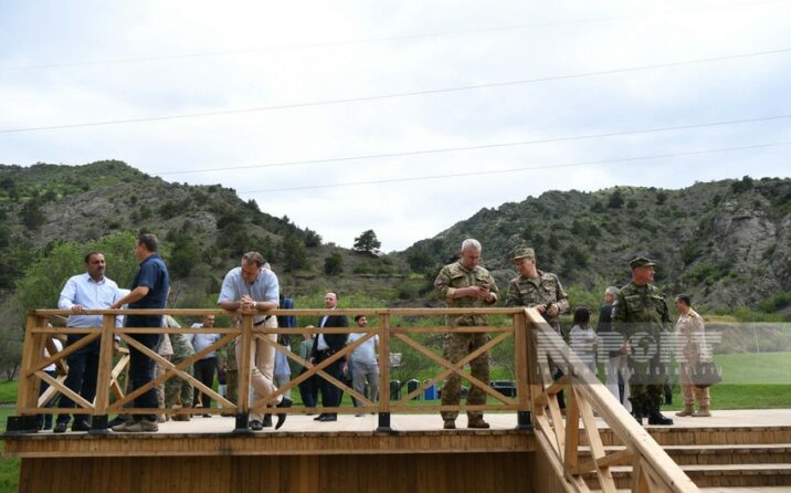 Xarici diplomatlar Laçın bulvarında olublar