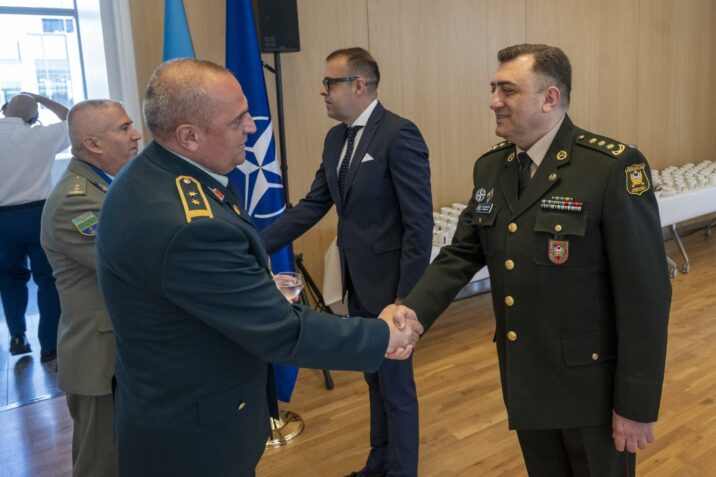 NATO-nun mənzil-qərargahında Silahlı Qüvvələr Günü qeyd edildi