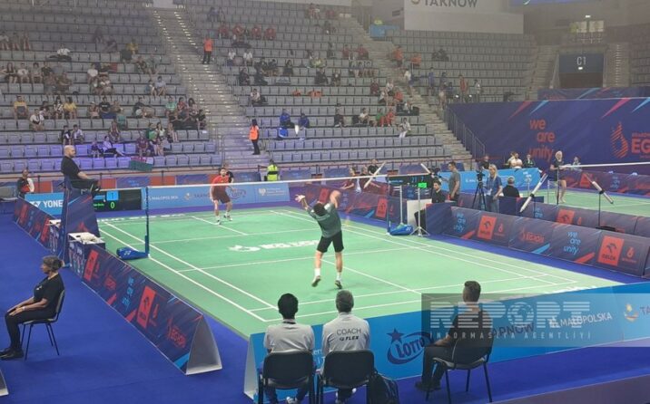 Avropa Oyunları: Azərbaycanın daha bir badmintonçusu qələbə qazanıb