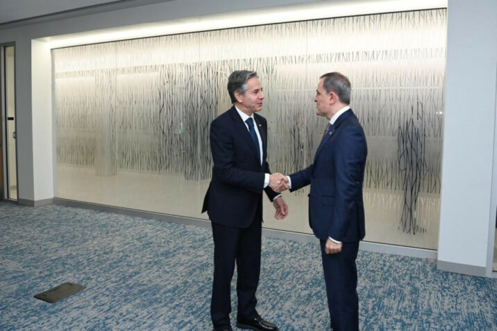 Ceyhun Bayramov Blinkenlə görüşüb