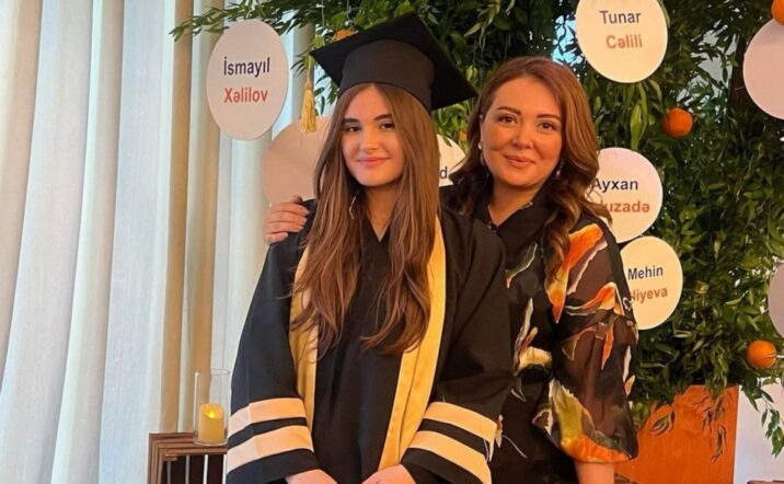 Qızının məzun gecəsindən fotolarını paylaşdı