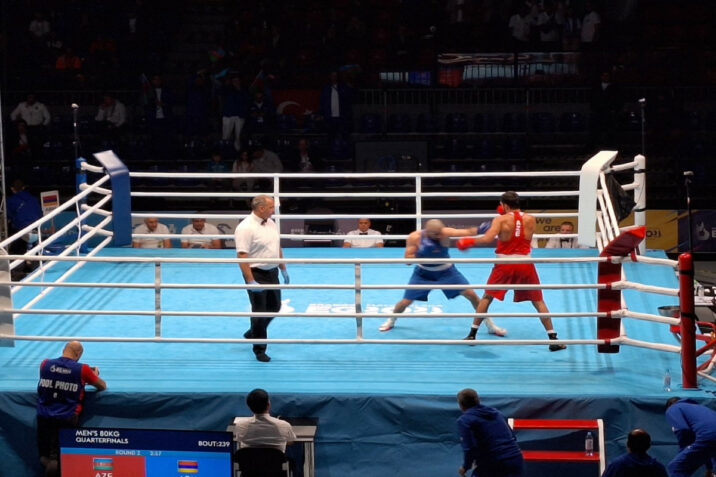 Boksçumuz erməni rəqibinə qalib GƏLDİ