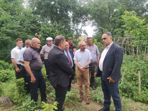 İcra Başçısı Şəfəq kəndində səyyar qəbul keçirdi