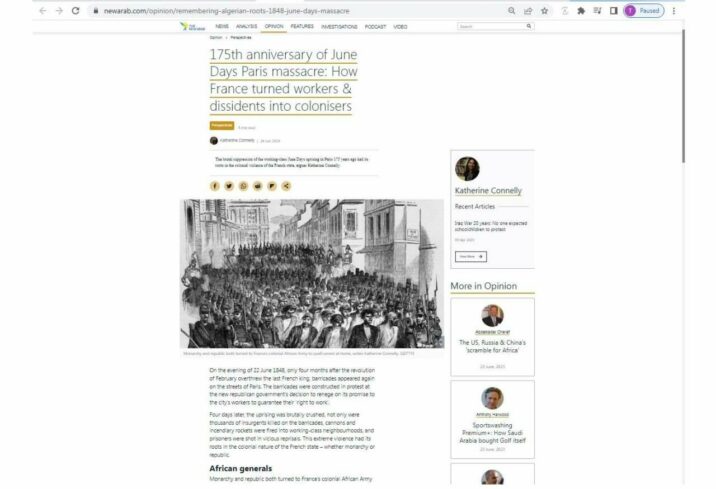 Fransa fəhlələri və dissidentləri necə müstəmləkəçiyə çevirdi?