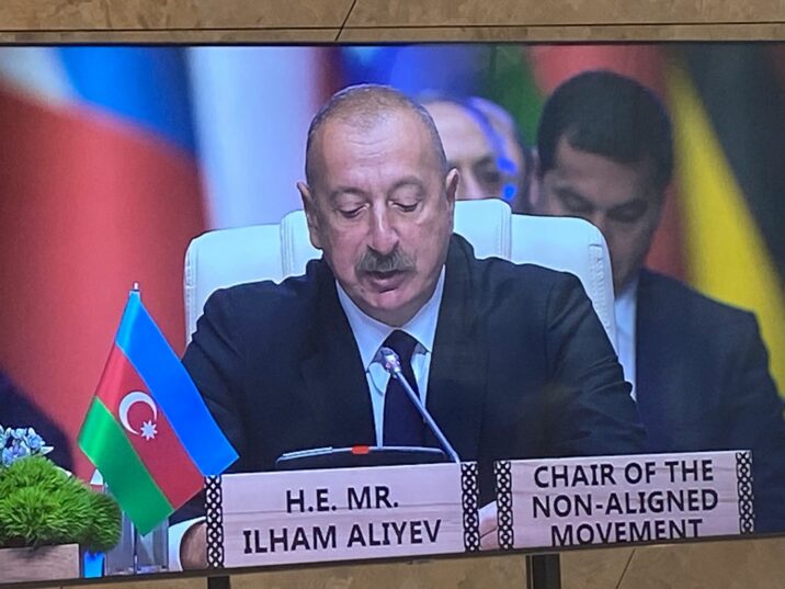 İlham Əliyev nazirlərin toplantısında – VİDEO