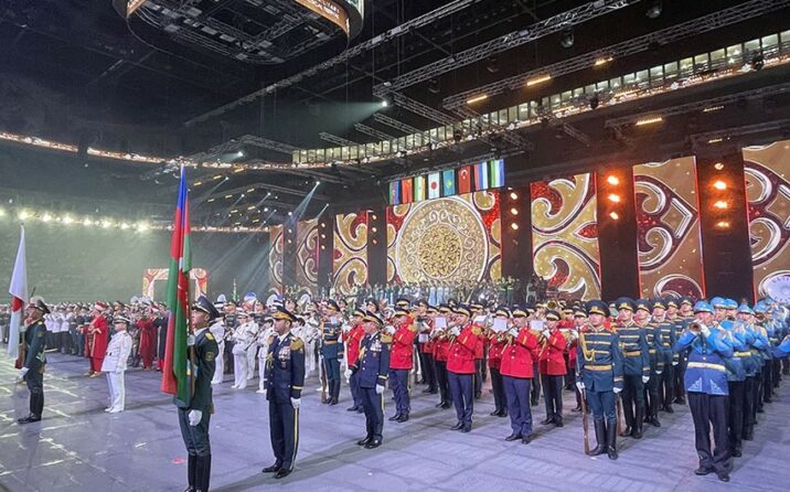 Astanada keçirilən hərbi-musiqi festivalı başa çatıb