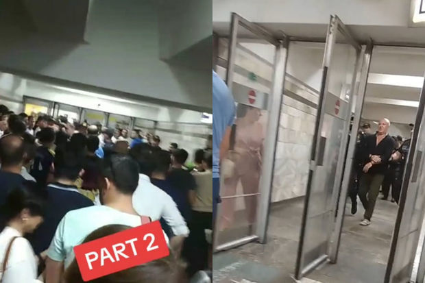 Bakı metrosundakı insidentə görə iki nəfər həbs edildi Bakı metrosundakı insidentə görə iki nəfər həbs edildi