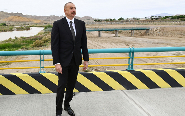 Prezident Əhmədbəyli-Füzuli-Şuşa yolunun tikintisi ilə tanış oldu