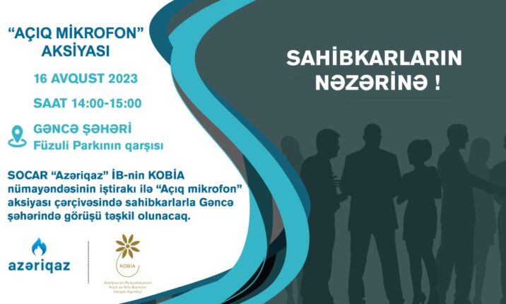 Sahibkarlarla növbəti görüş Gəncə şəhərində keçiriləcək Sahibkarlarla növbəti görüş Gəncə şəhərində keçiriləcək