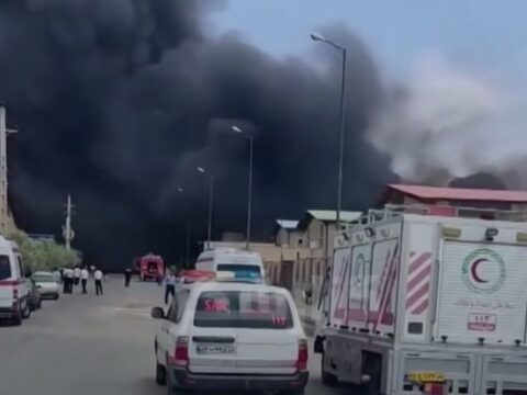 İranda sənaye şəhərciyində yanğın – VİDEO