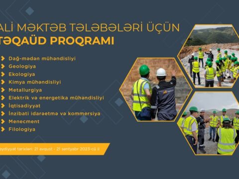 “AzerGold” ali məktəb tələbələri üçün növbəti “Təqaüd proqramı” müsabiqəsi elan edir