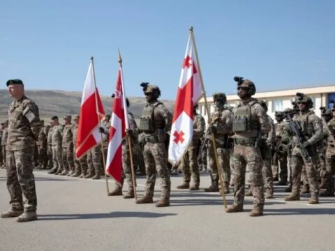 Hərbçilərimiz Gürcüstanda keçirilən təlimdə – FOTO