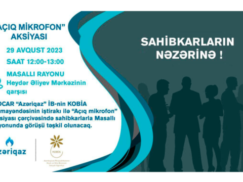 “Azəriqaz”ın sahibkarlarla növbəti görüşü Masallıda keçiriləcək