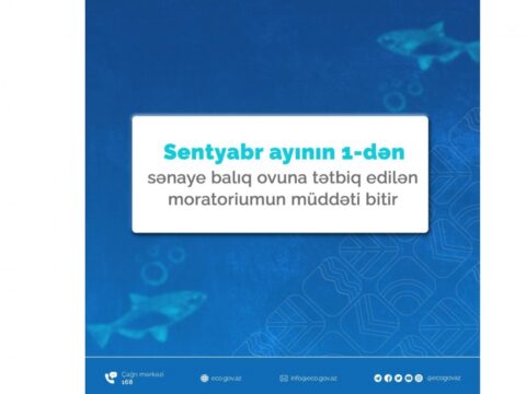 Balıq ovuna tətbiq edilən qadağa başa çatır