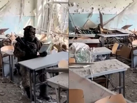 Ukraynalı hərbçidən 1 sentyabr günündə ürəkdağlayan mesaj