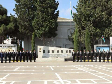 Penitensiar xidmətin yeni rəisi sıra baxışı keçirdi
