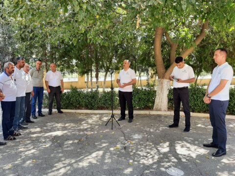 Vətəndaşlarla növbəti görüş Hacıqabul rayonunun Pirsaat qəsəbəsində baş tutdu