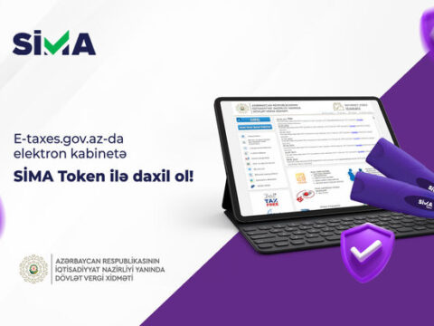 E-taxes.gov.az portalına kod-parol əvəzinə “SİMA Token” ilə daxil ol!
