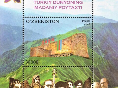 Özbəkistanda Şuşaya həsr edilən poçt markası buraxılıb