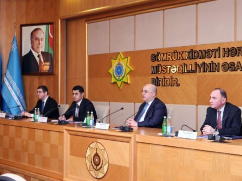 Gömrükdə daxili müsabiqənin qalibləri ilə görüş keçirilib – FOTOLAR
