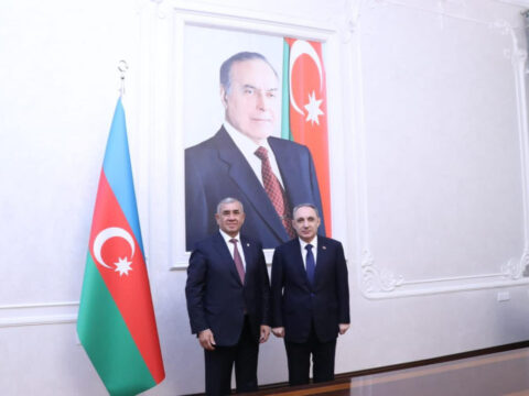 Kamran Əliyev Özbəkistan Baş prokuroru ilə görüşüb