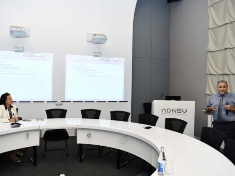 UFAZ-ın eksperti Neft və Sənaye Universitetində olub