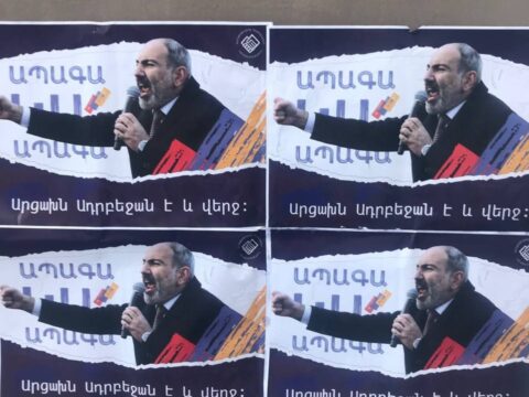 İrəvan küçələrində “Qarabağ Azərbaycandır!” – FOTOLAR