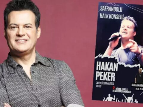 Hakan Pekerin konsertində afişa qalmaqalı