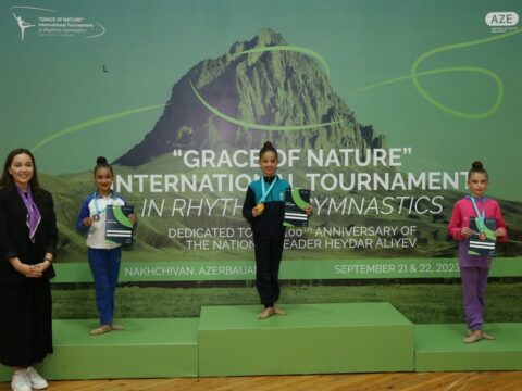 Naxçıvanda bədii gimnastika üzrə beynəlxalq turnir keçirilib