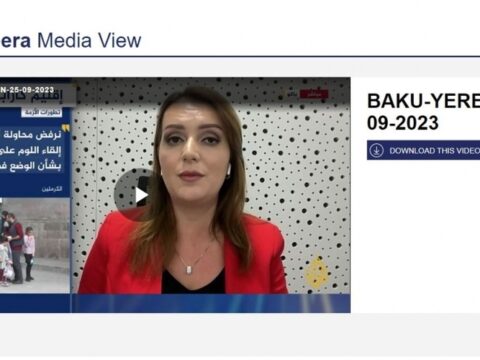 “Əl-Cəzirə” telekanalında Qarabağ ermənilərinin reinteqrasiyası tədbirlərindən danışılıb
