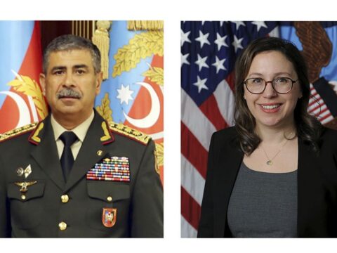 Zakir Həsənov ABŞ müdafiə katibinin müavini ilə ikitərəfli hərbi əməkdaşlığı müzakirə edib